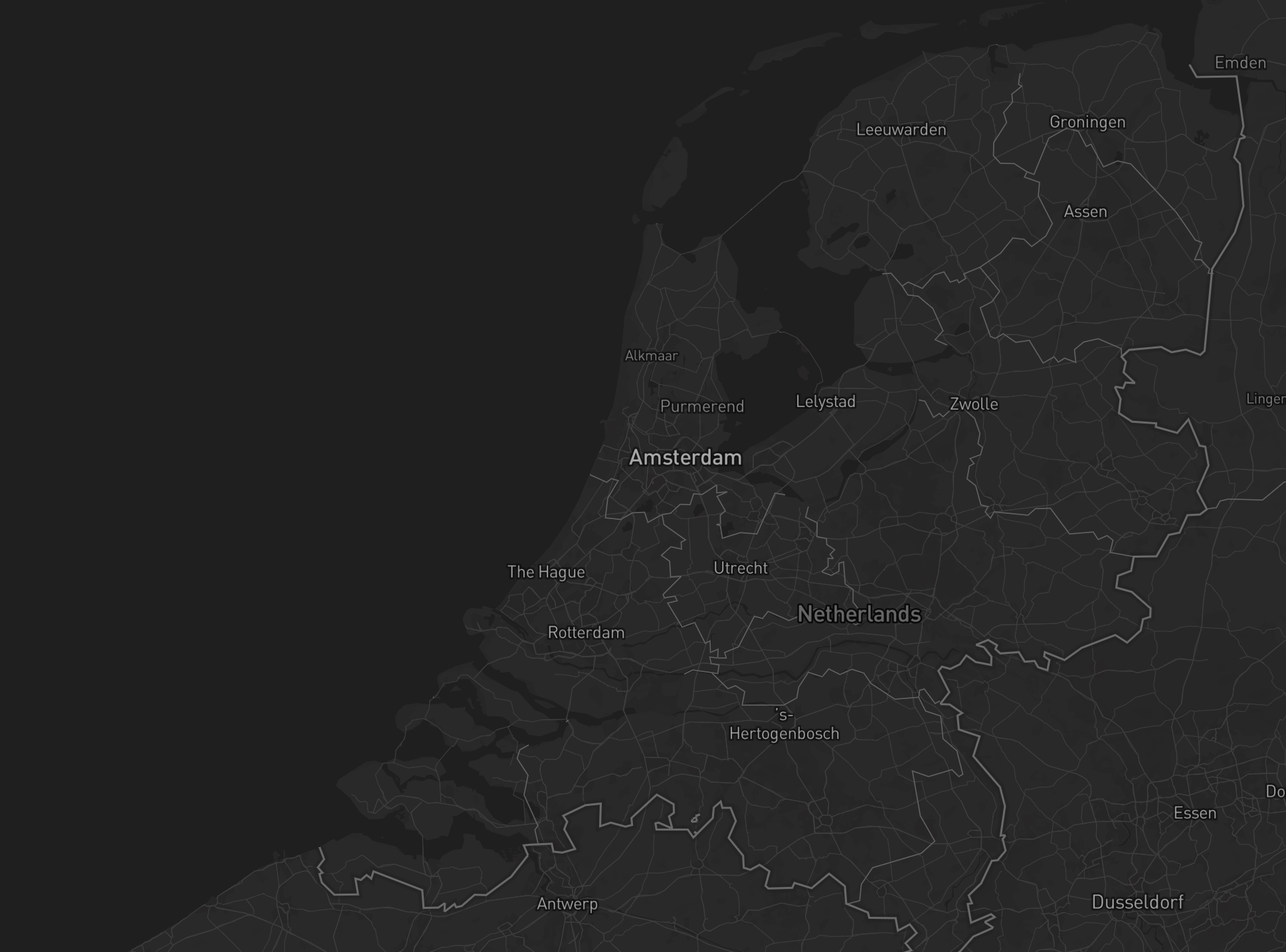 Kaart van Nederland